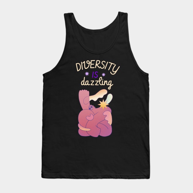 diversity is dazzling Tank Top by Zipora